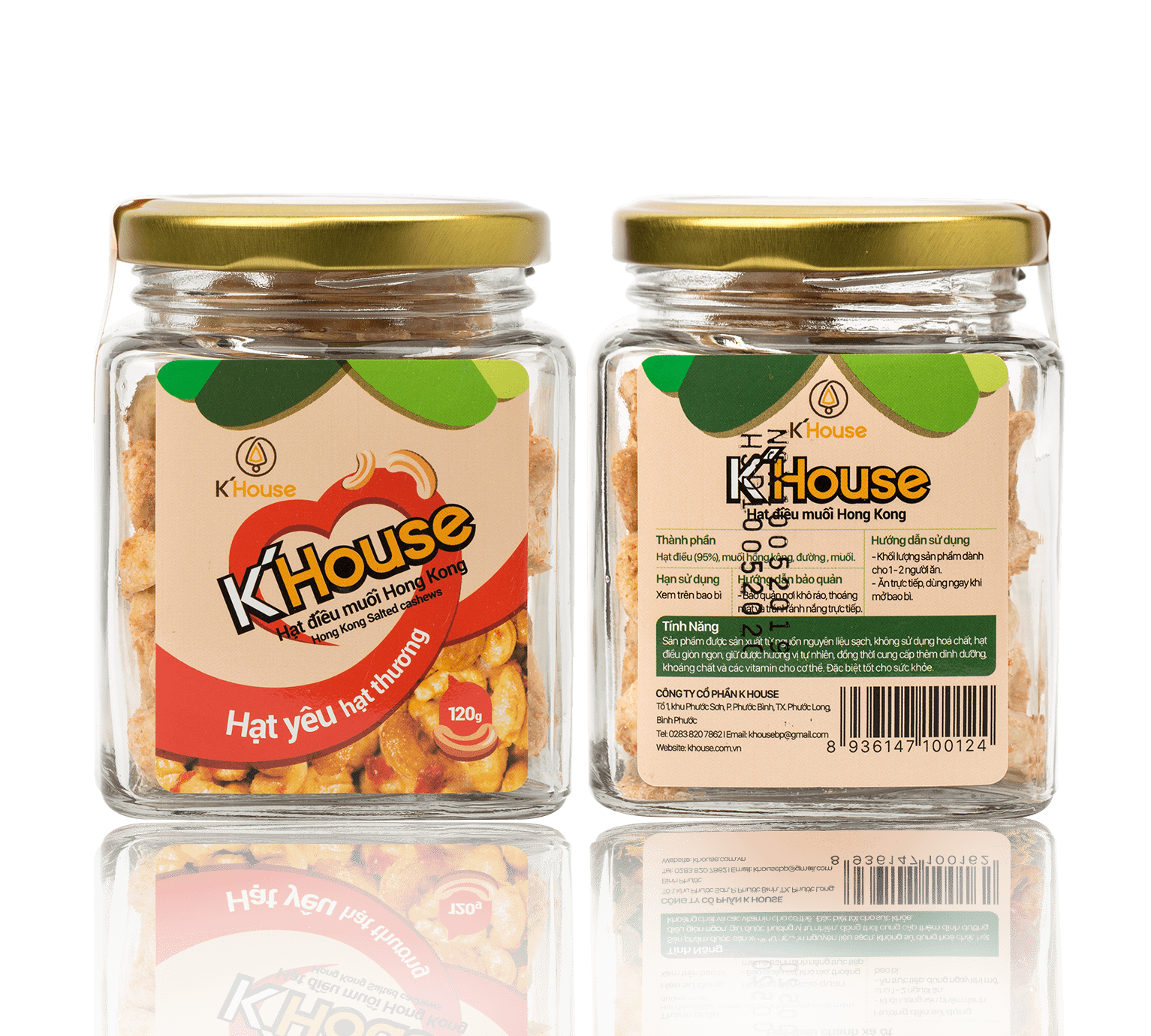 Hạt Điều Muối Hồng Kông 120gr Hạt Điều Muối Hồng Kông 120gr
